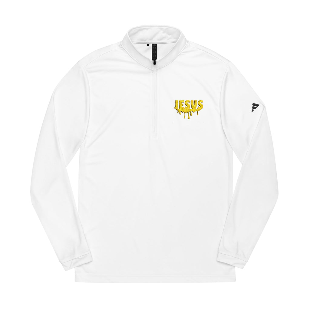 Drip 4 Jesus - adidas® Quarter-Zip Pullover