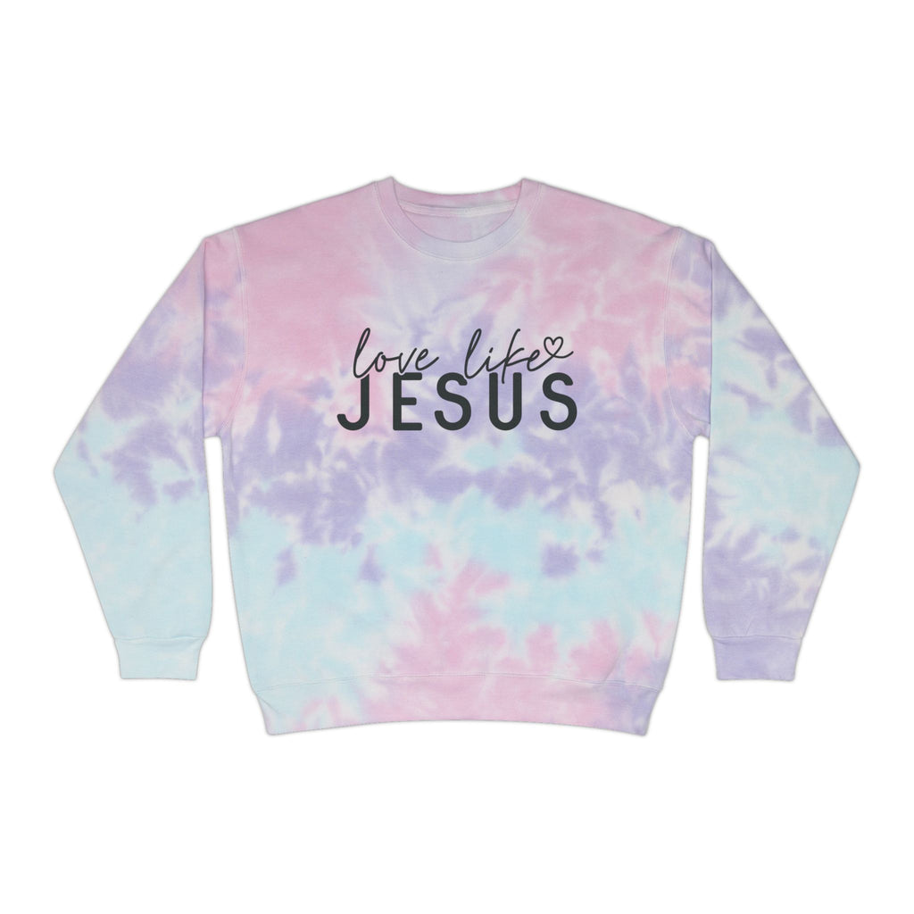Love Like Jesus - Tie-Dye Sweater