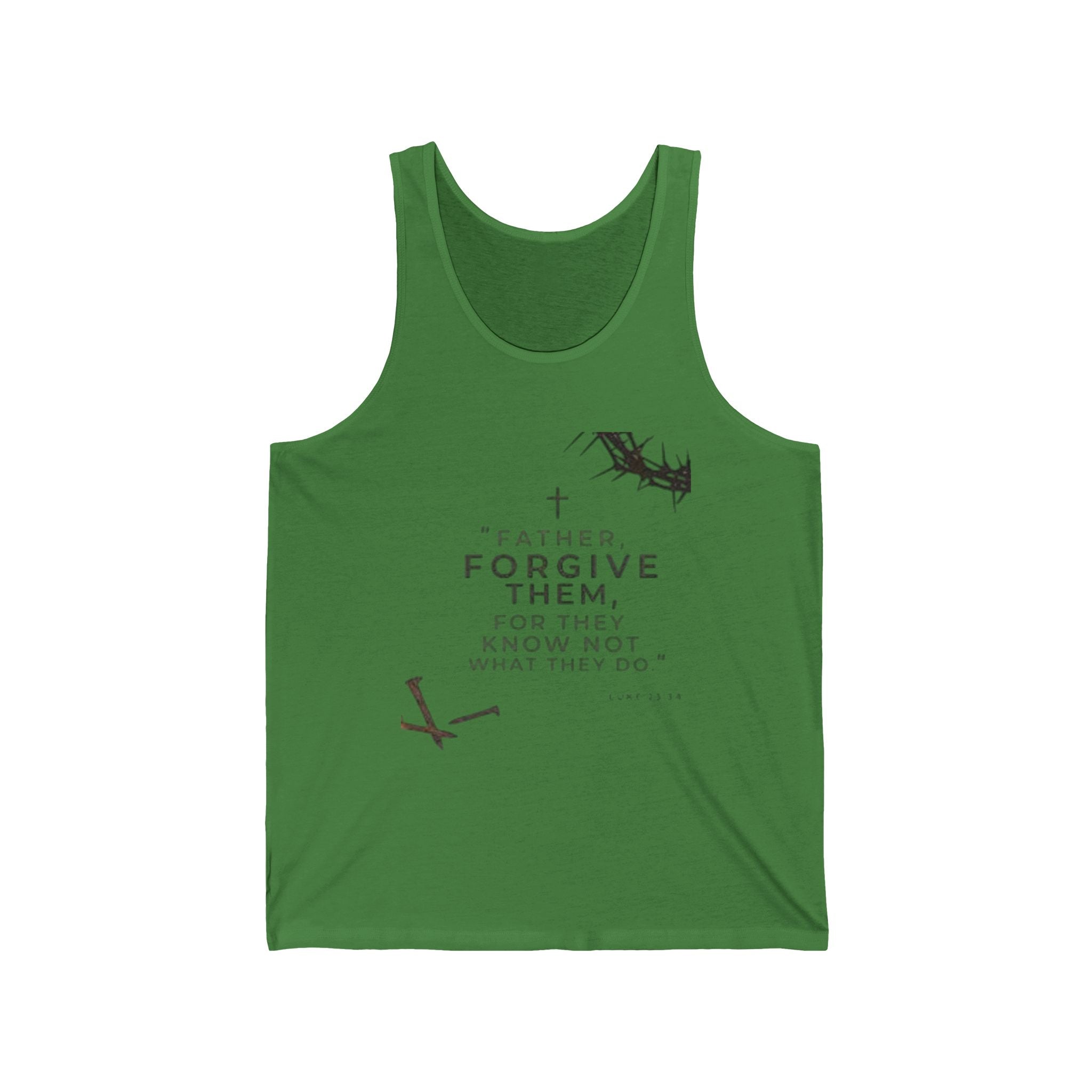 Forgive them Father - Tank Top - Faith-Based Apparel