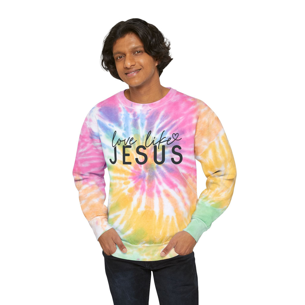 Love Like Jesus - Tie-Dye Sweater