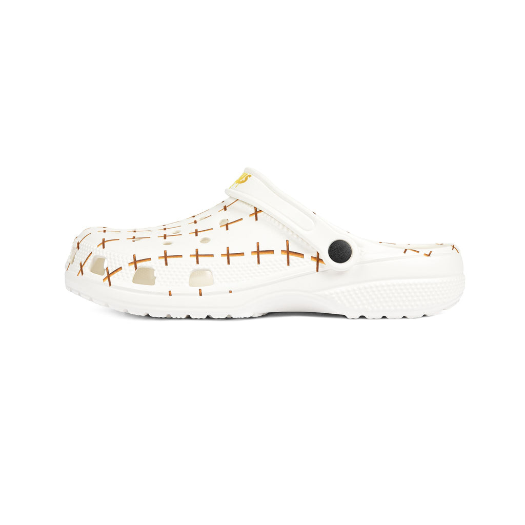 White Cross Crocs Drip for Jesus