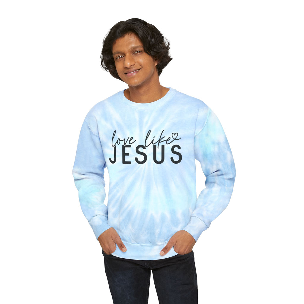 Love Like Jesus - Tie-Dye Sweater