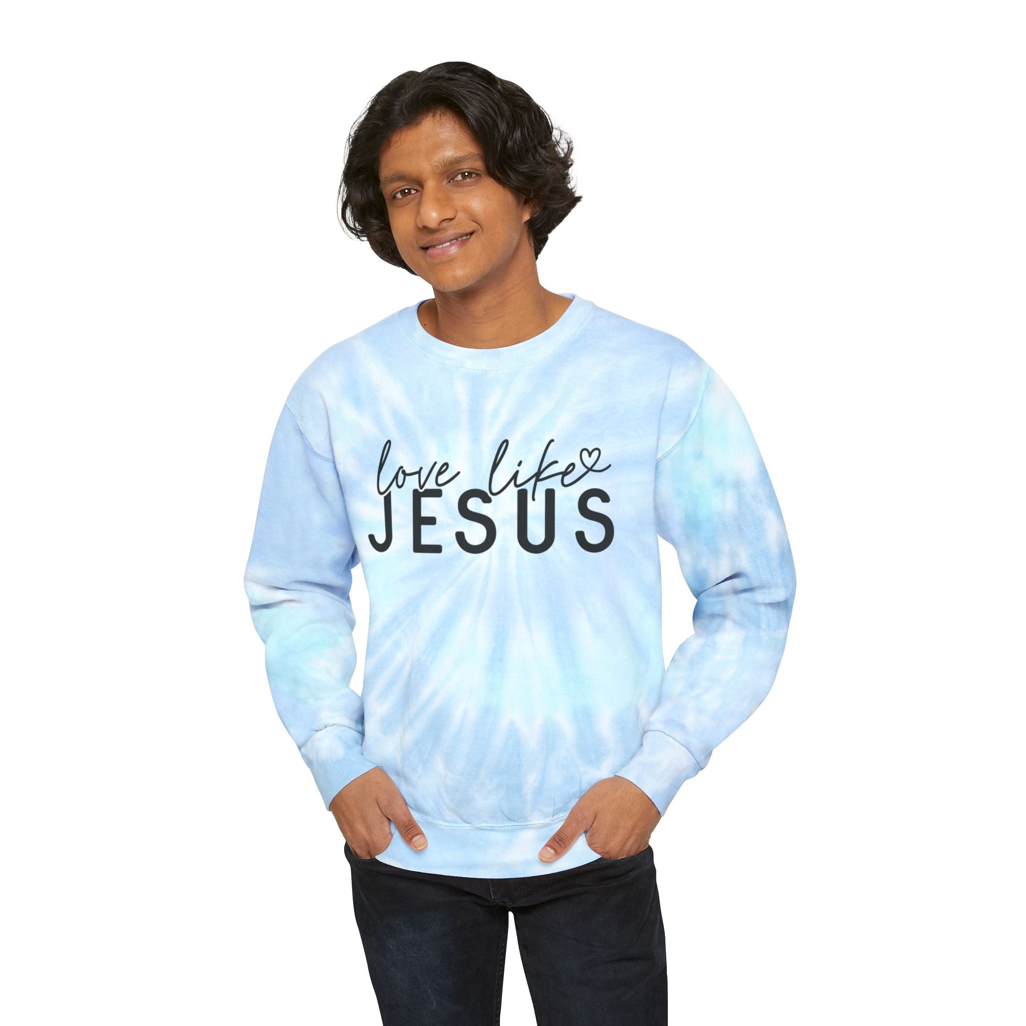 Love Like Jesus - Tie-Dye Sweater