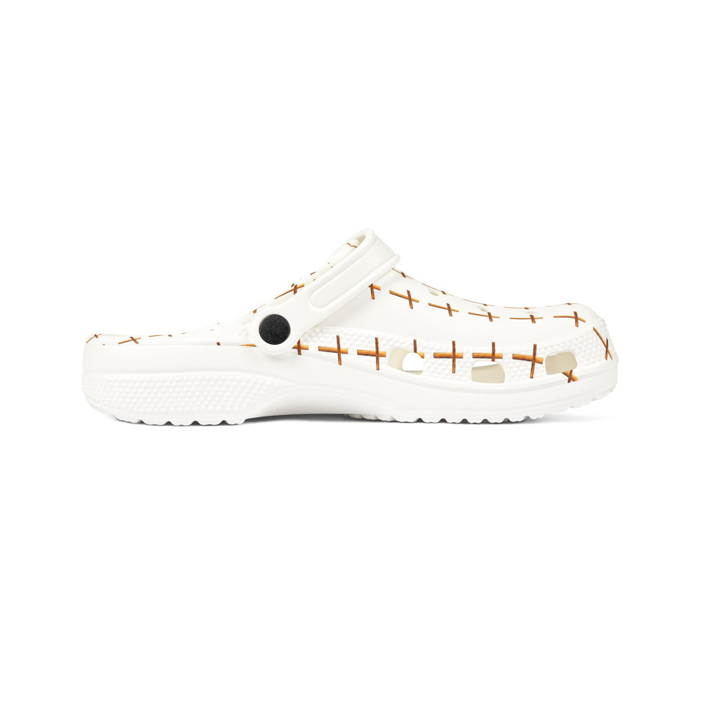 White Cross Crocs Drip for Jesus