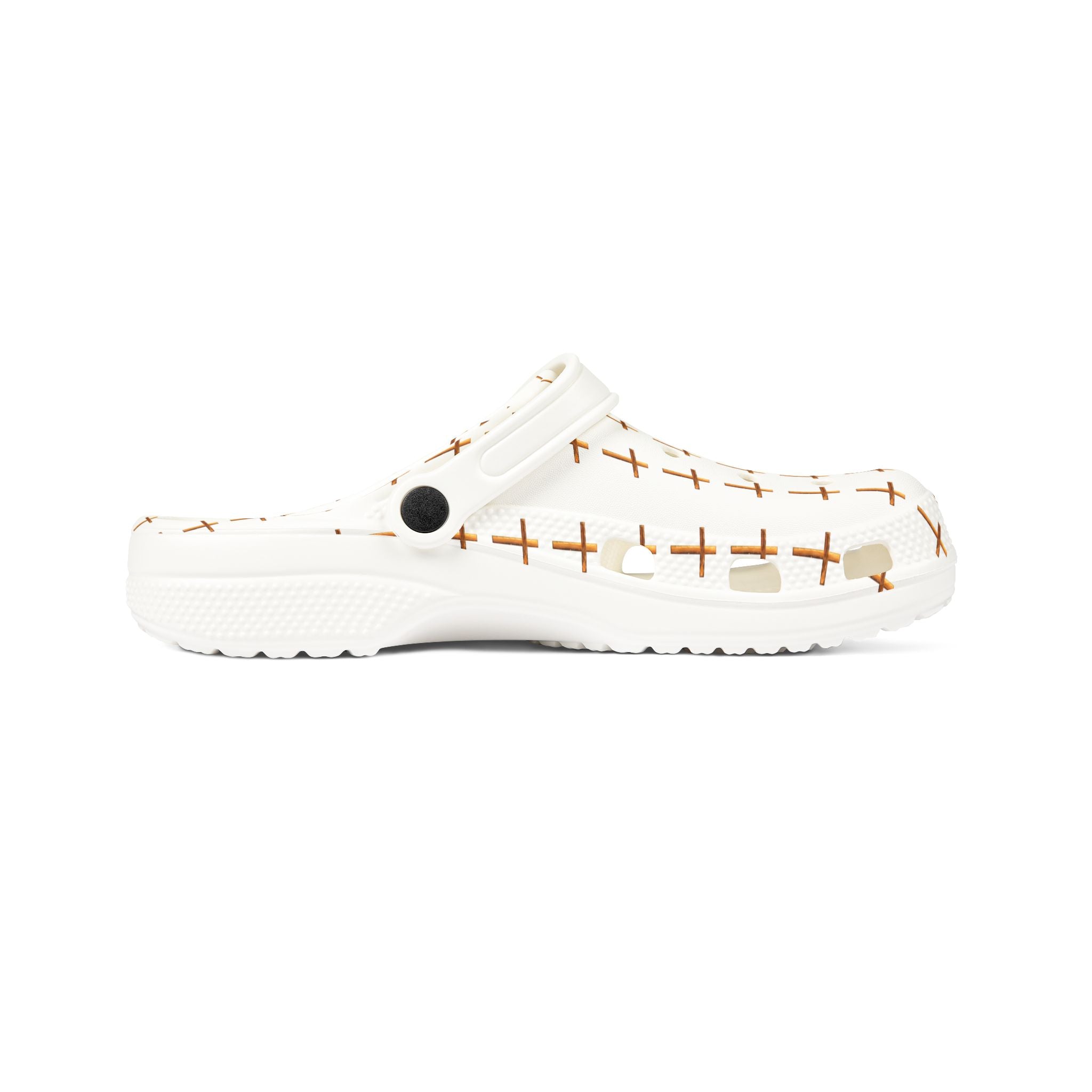 White Cross Crocs Drip for Jesus