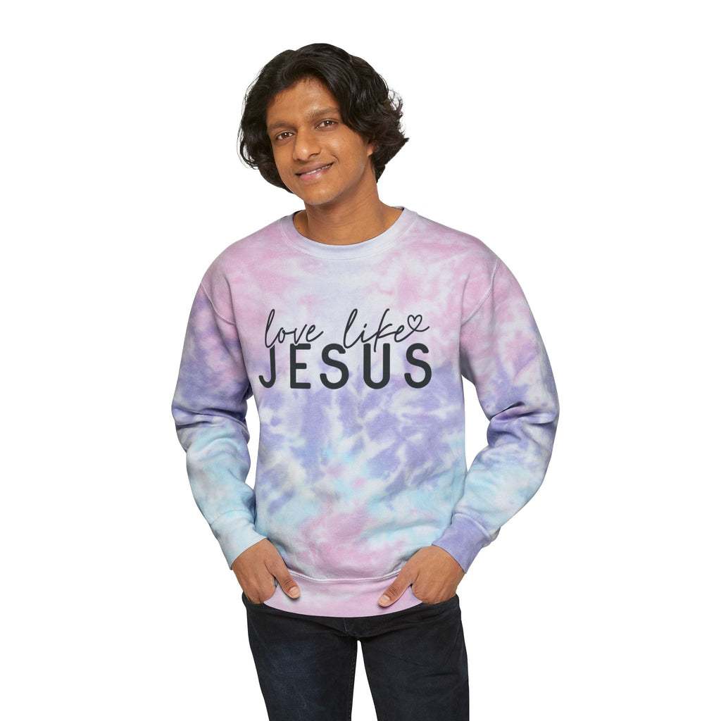 Love Like Jesus - Tie-Dye Sweater